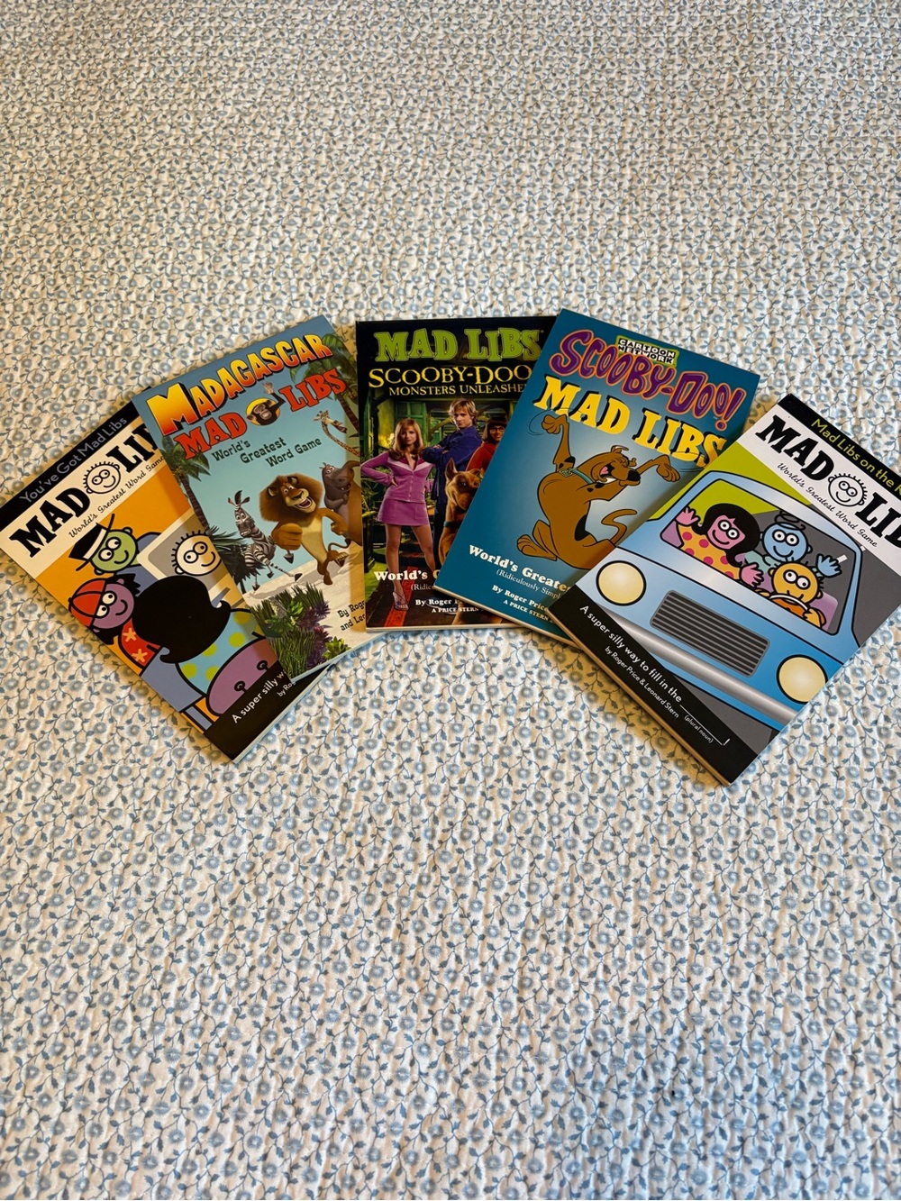 Mad Libs Books - Variety Unused Madagascar, Scooby-Doo, Monsters Unleashed